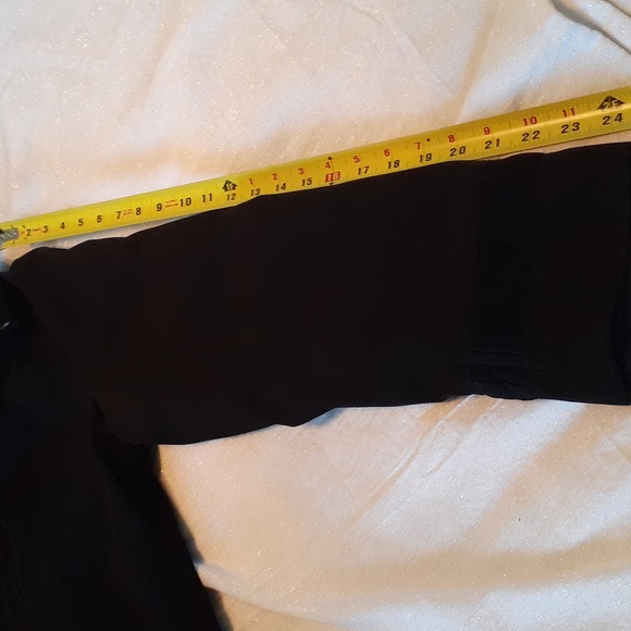 Jones New York M full zip Water Wind Resistant black fully lined Long jacket - Picture 10 of 10